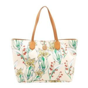 Tory Burch Coated Canvas Totes Bag